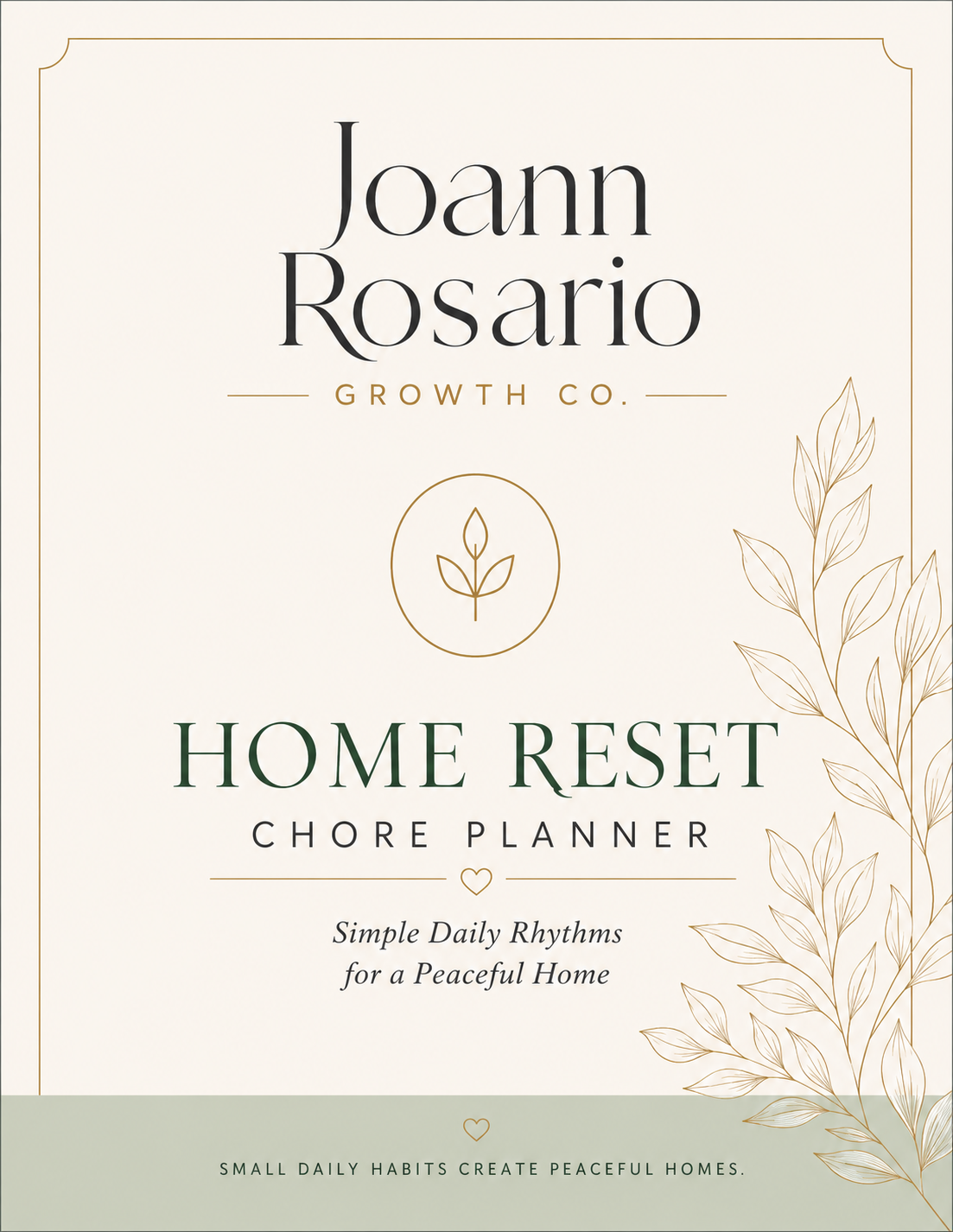 Home Reset Chore Planner